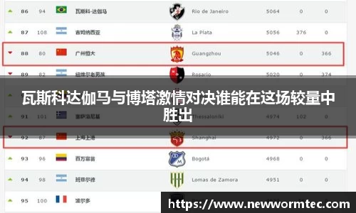 瓦斯科达伽马与博塔激情对决谁能在这场较量中胜出